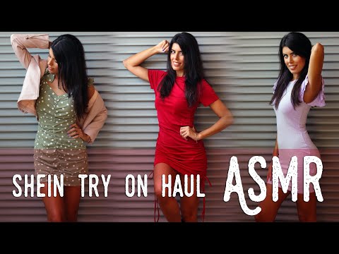 ASMR ita - 👗 SHEIN Try-On Haul di fine ESTATE (Close Up Whispering)