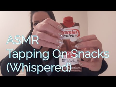 ASMR Tapping On Snacks (Whispered)
