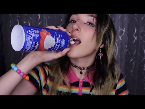 ASMR 💖 SWEET & SOFT Whip Cream Kisses for You 💋 Breathy, Close Up, Mmmuah !