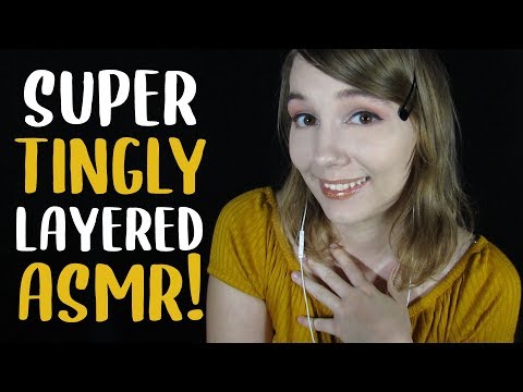 ASMR | Layered Mic Blowing & Tapping + Breathy Whispers