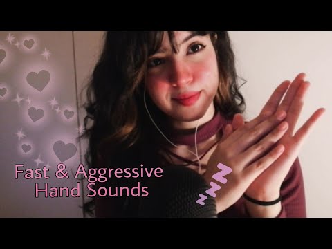 ASMR Fast & Agressive Hand Sounds ( No talking except during intro )