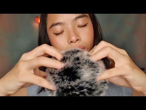 ASMR Relax with Me 🌬️ Breathy Whispers & Fluffy Mic Touching For Sleep