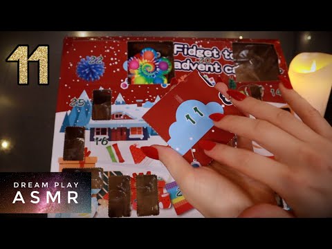 11 ★ASMR★ Fidget Toys Adventskalender - 3 Fidgets in einem Türchen! | Dream Play ASMR