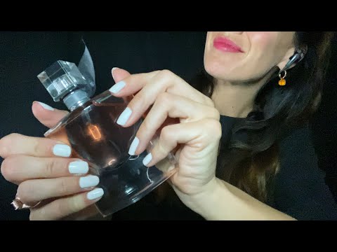 ASMR - Fast Tapping on Perfume Bottle - Glass Tapping - No Talking
