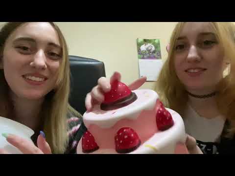 ASMR with my twin! Tapping on things