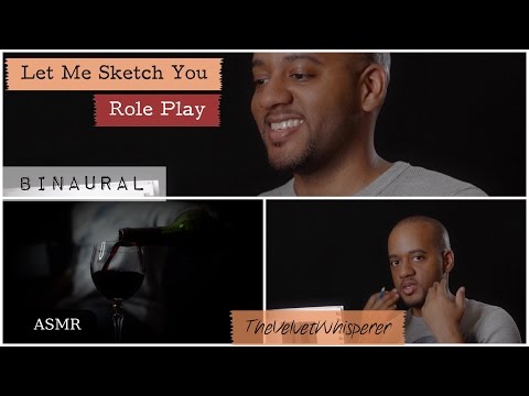 ASMR | Let me sketch you! | Role Play | Binaural