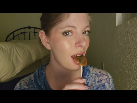 ASMR | Wet Mouth Sounds, lollipop eating