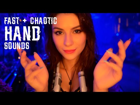 ASMR Fast & Chaotic Hand Sounds for Sleep & Anxiety Relief 💎 No Talking