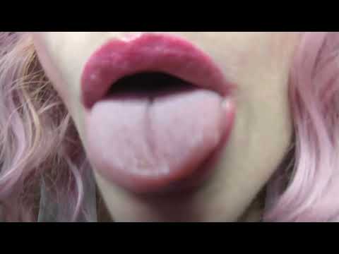 ASMR Licking Lens- sleepy relaxing , tingle asmr video , kissing