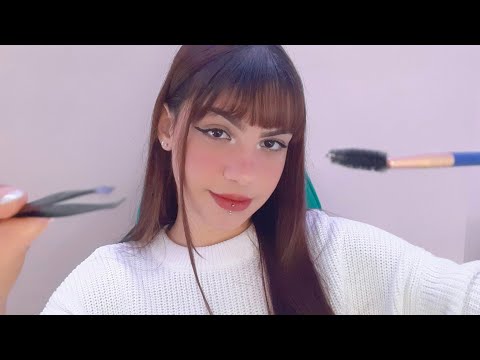 VOLTEI │ASMR ROLEPLAY - Fazendo sua sobrancelha