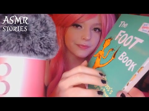 ASMR Stories | The Foot Book (whispers, chewing & tapping)