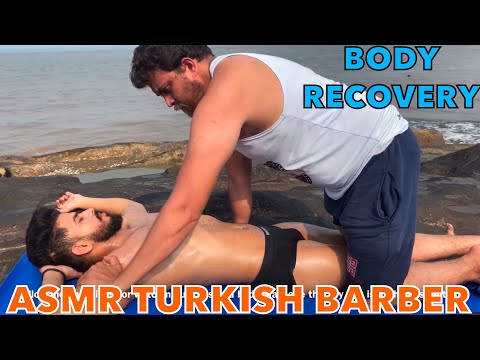 ASMR TURKISH BARBER COMPLETE BODY MASSAGE THERAPY FOR BODY RECOVERY 💈