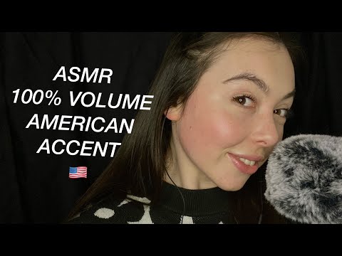 ASMR 100% VOLUME CLICKY AMERICAN ACCENT | WHISPER RAMBLE
