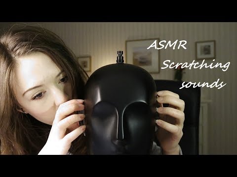 ASMR Head scratching, hand scratching and ear blowing sounds