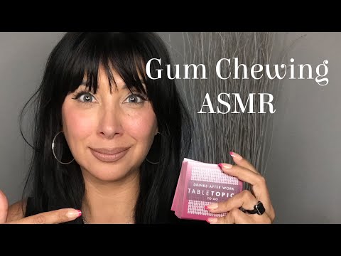 ASMR: Convo Cards from Eda🥰| Gum Chewing