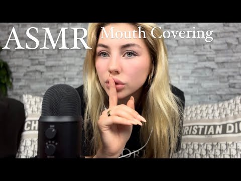 ASMR | Mouth Covering with SHHH 🤫 WHISPERING TO BE QUIET [German] Sleepy Nights 💤