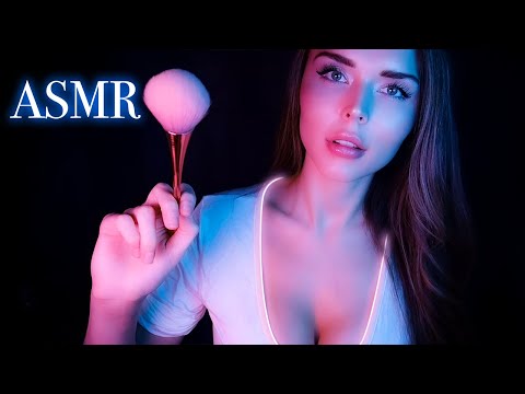 ASMR | Soothing Face Brushing (relaxing personal attention)