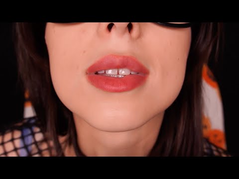 ASMR Kisses from your Goth GF 🖤 💋 up close kissing sounds for SLEEP