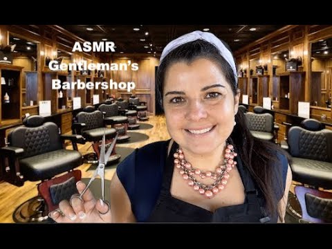 ASMR The Most Relaxing Gentleman’s Barbershop | Modern with a 1950's Style