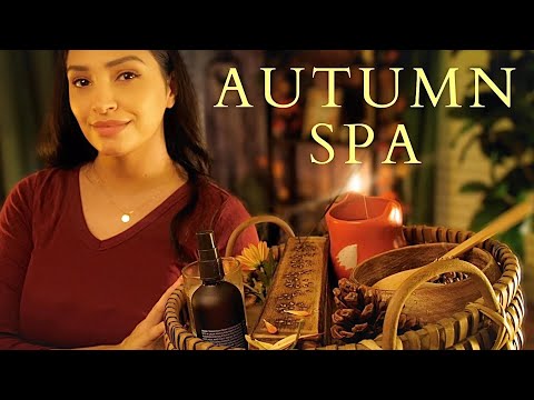 ASMR Autumn Spa | Cozy Treatment for Full Body tingles and Sleep