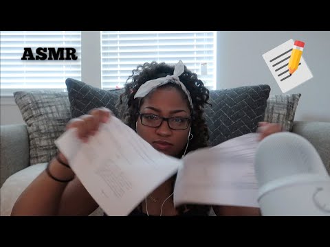 ASMR | Fast & Aggressive Paper Ripping