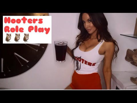 #asmr/ Hooters Waitress has the HOTS For You 🦉🦉🦉💋