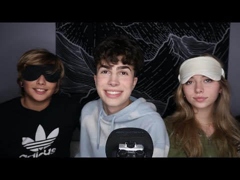 ASMR- Mystery Trigger Challenge ft. my Siblings