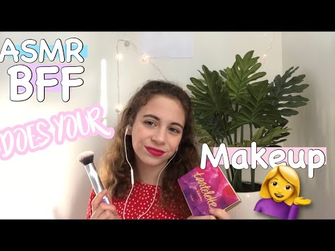 ASMR| BFF does your makeup! 💕✨