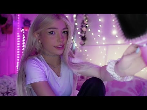POV: The Cute Girl in Class Plays With Your Hair 💕 [ASMR Roleplay]