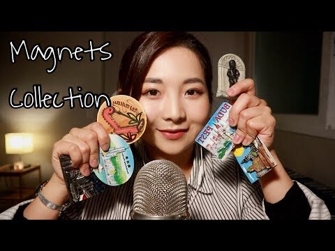 [한국어 Korean ASMR] 마그넷을 소개합니다😇 Show&tell (tapping, scratching, etc..)