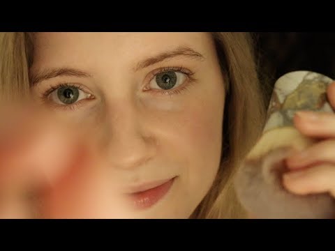 ASMR - Up Close Putting You To Sleep (whispering, lens brushing, face touching, personal attention)