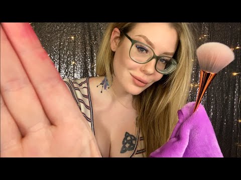 ASMR Covering and Uncovering Your Eyes (Sleep Induction and Camera Cleaning)