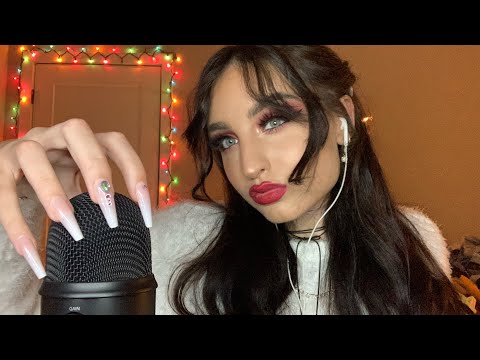 ASMR | Fast & Aggressive Mic Scratching & Gripping w/ mouth sounds
