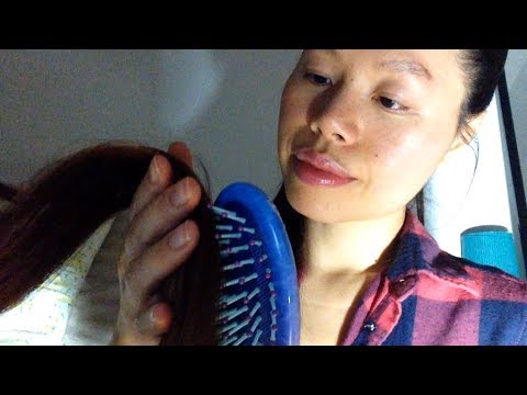 ASMR Best Friend Brushes Your Hair + Soft Spoken Chat (It's Been Awhile, LET'S CATCH UP)!