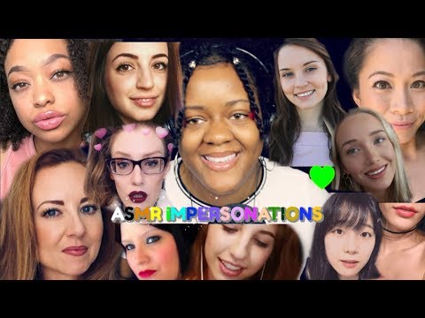 ASMR | IMPERSONATIONS OF OTHER ASMRTISTS ! ~