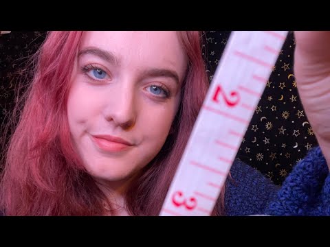 ASMR | 📏 Measuring your face ✨ role play ✨ [pencil sounds]