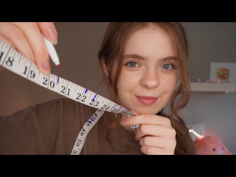 ASMR Measuring You Roleplay! 📏 Drawing on your face