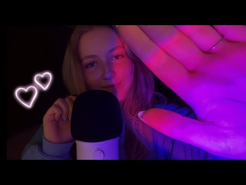 negative energy plucking, positive affirmations and personal attention ASMR 🌌💜💗