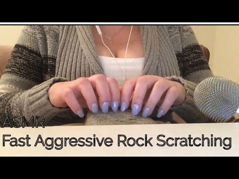 ASMR Fast Aggressive Rock Scratching
