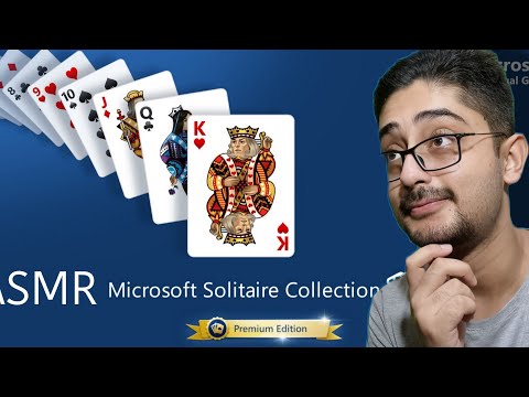 ASMR Gaming Video- Playing Solitaire for First Time! 🃏♠️♥️♦️♣️