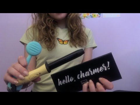 Fast Tapping and Scratching on my BoxyCharm items ( no talking )