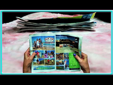 ASMR: Water Damaged Crinkly Magazine Page Turning (No Talking)