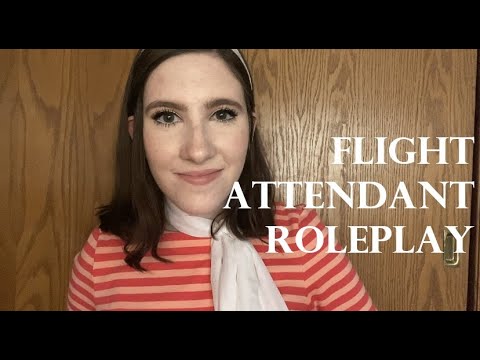 {ASMR} Flight Attendant Roleplay