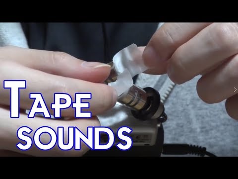 ASMR | tape sticks to your ears repeatedly, you can't miss it before sleep