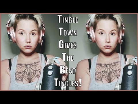 (ASMR) TingleTown's Tingly Mouth Sounds and Visual Triggers! New Artist! New Sounds! So AMAZING!