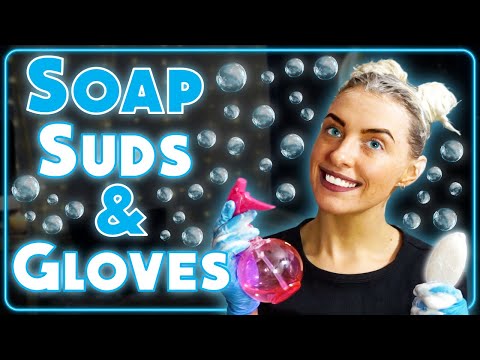 [ASMR] Soap | Suds | Gloves - Shampooing Hair !!!