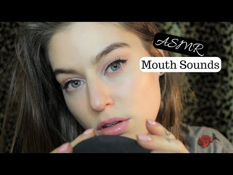 ASMR Mouth sounds, Gum chewing, Lipgloss application
