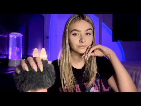 ASMR Fast & Aggressive HAND Sounds + Soothing Sleepy Triggers w/ Anxiety Rambles 😴