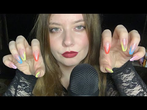 ASMR | Trying the Fake Nails from Pretty Little Things 🧡🖤