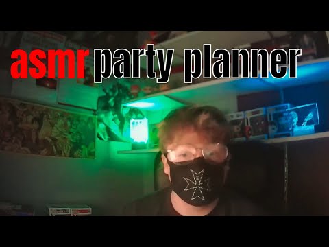 ASMR party planner roleplay